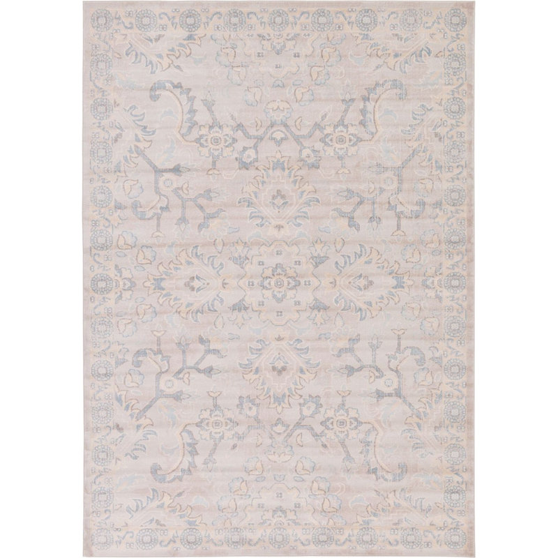 Tapis beige Iyanna, Rectangle 5 pi x 8 pi