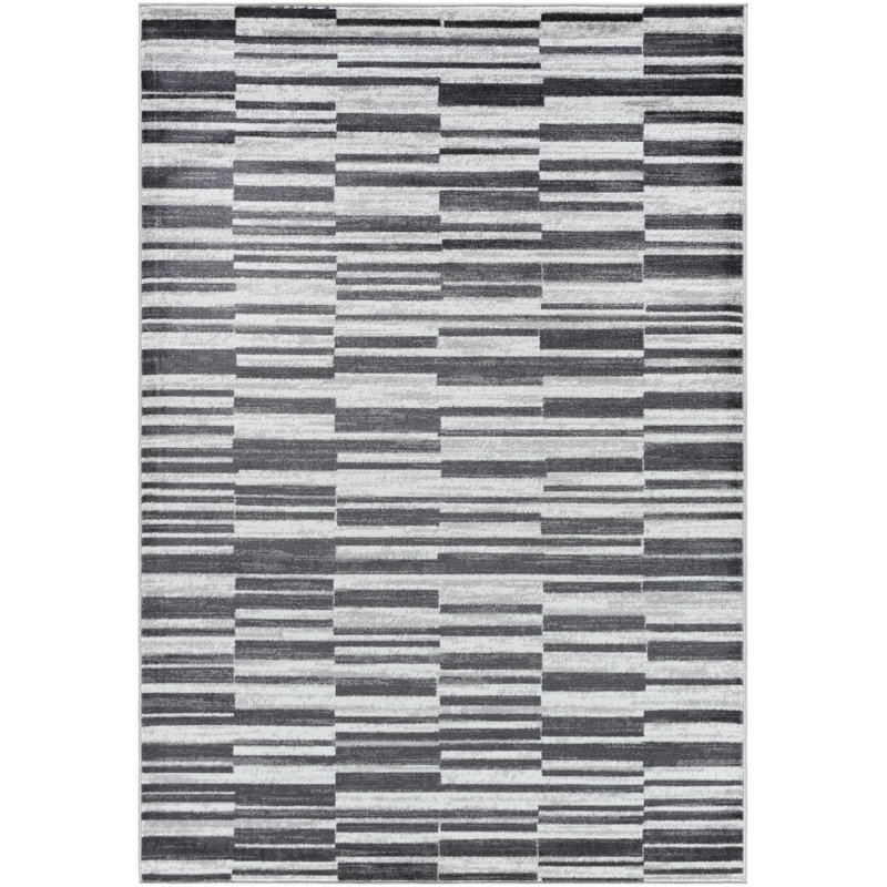 Striped Indoor Rug, Rectangle 7'10" x 10'2"