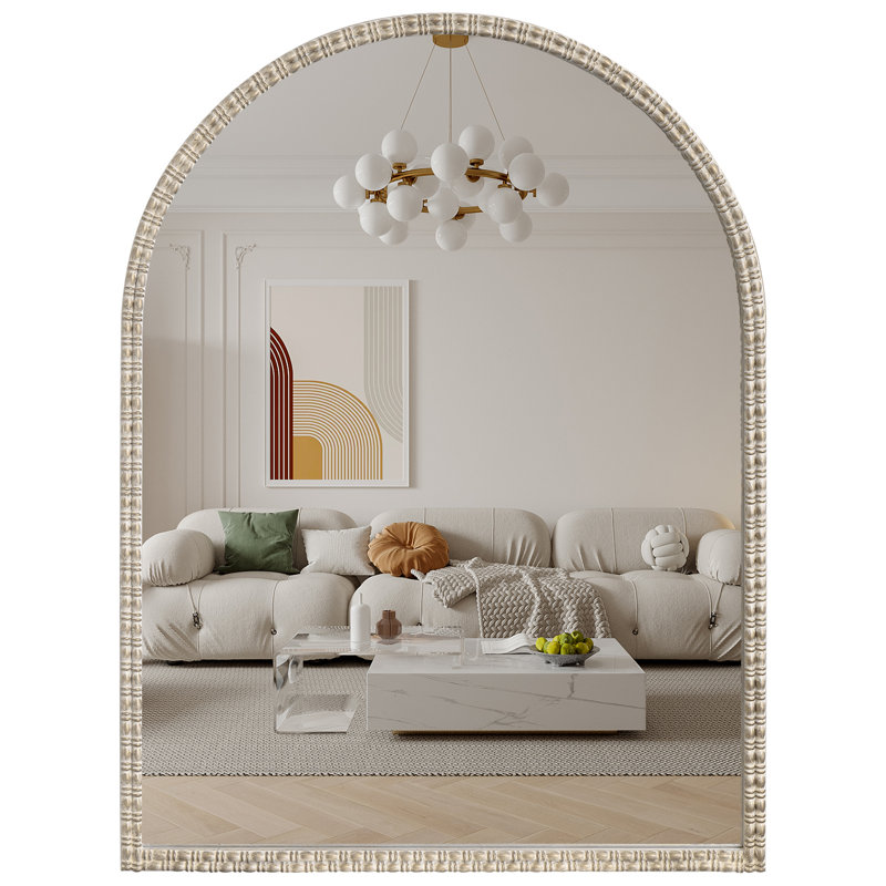 Miroir mural arqué, Doré, 32 po x 24 po