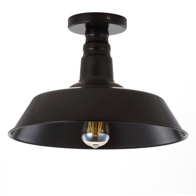Plafonnier semi-encastré 1 lumière 14 po