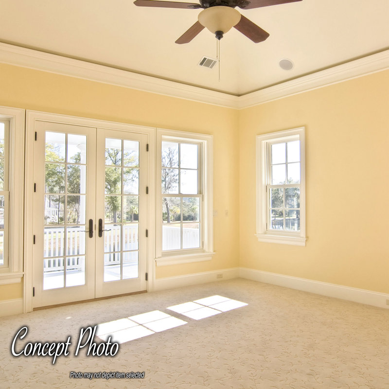 Primed White 4'' x 96'' Polystyrene Baseboard Moulding Set