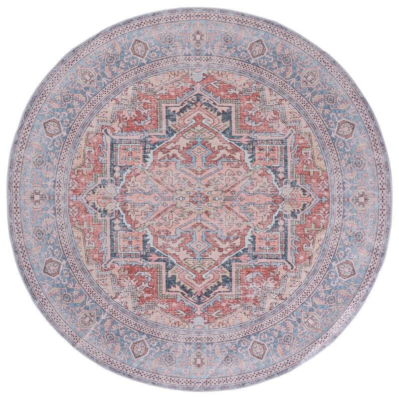 Tapis d'intérieur lavable à la machine Arizona Performance, Rond 6 pi