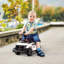 Scooters pour enfants avec tout-petits de 18 à 60 mois, combinant Pp blanc avec Pp blanc et métal