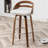 Modern Upholstered Swivel Bar Stools (Set of 3)-941688251-941688247