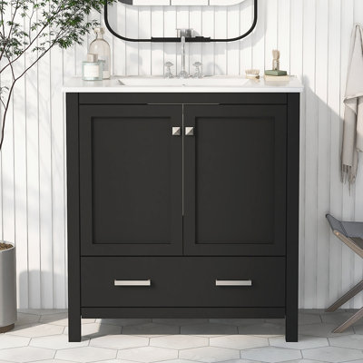 Meuble-lavabo simple avec plateau Hymir 30,01