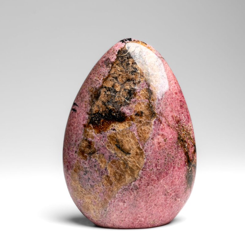 Rhodonite impériale polie de Madagascar (1,5 lb)
