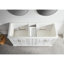Meuble-lavabo double 60 po avec pierre artificielle-1788857419