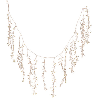 Leaf And Ball Garland - 5 Feet Set Of 2