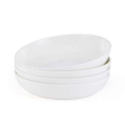 Samantha 9 in. Bone China Pasta Bowls