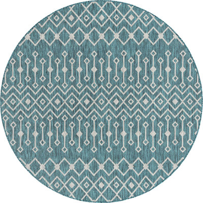 Outdoor Preen Area Rug Tidal Color