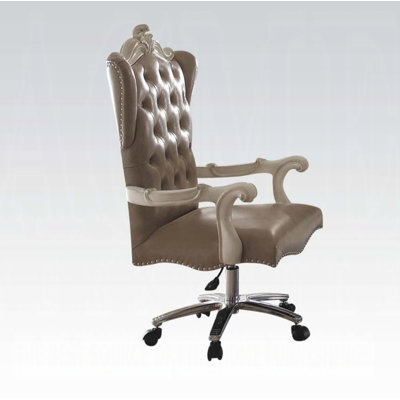 Fauteuil de bureau Versailles pivotant capitonné