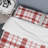 Brown Checked Tartan Polyester Plaid Duvet Cover