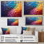 Abstrait arc-en-ciel coloré arc-en-ciel - arc-en-ciel, art mural-102769380-102769376