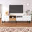 Modern TV With 2 Cabinets& Open Storage Compartment-1692693663