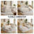 Living Room Couple 2-Person Sofa,Convertible Sleeper Sofa Bed With 2 Pillows, Corduroy Couch Removable And Washable Sofa , Floor Sofa Lounge Couch For Small Spaces-6928924