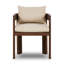 Jackson Teak Patio Dining Armchair with Cushion-935753036