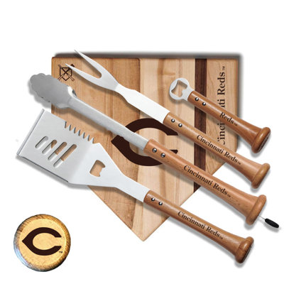 Stainless Steel Grilling Tool Set