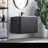 Caskvalley Modern Bathroom Vanity with Straight Fluted Design 30" Wide-864938230
