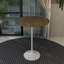 Table de salle à manger à hauteur de bar moderne avec plateau en résine et base en acier Heatherton-575737009-575737016
