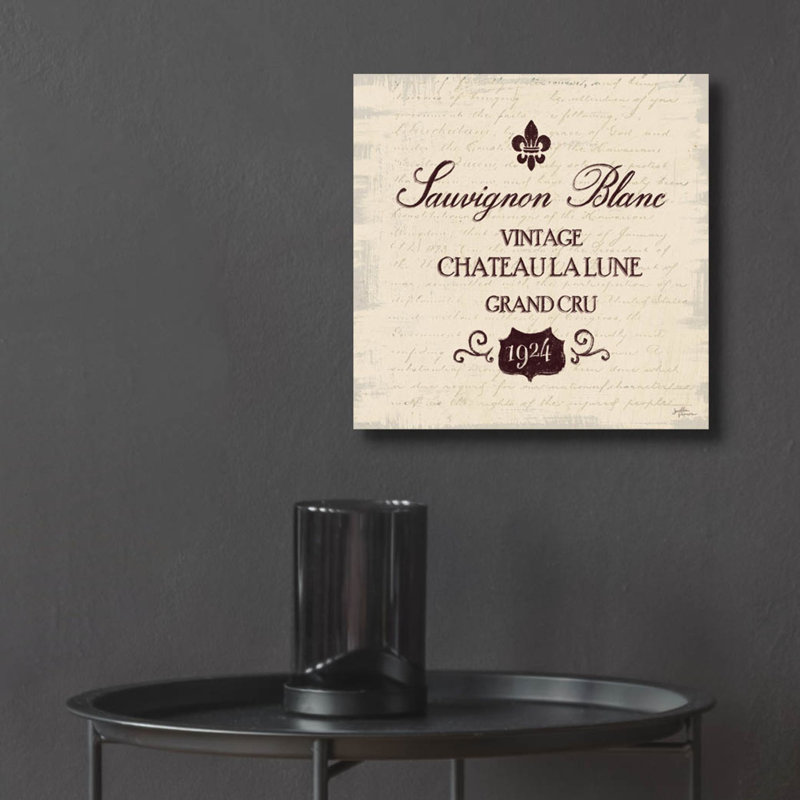 «Wine Tustation» par Janelle Penner, H 12 po x l 12 po x P 0,13 po