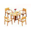 Vellore Outdoor 5 - Piece Teak Dining Set