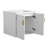 24'' Single Bathroom Vanity with Ceramic Top