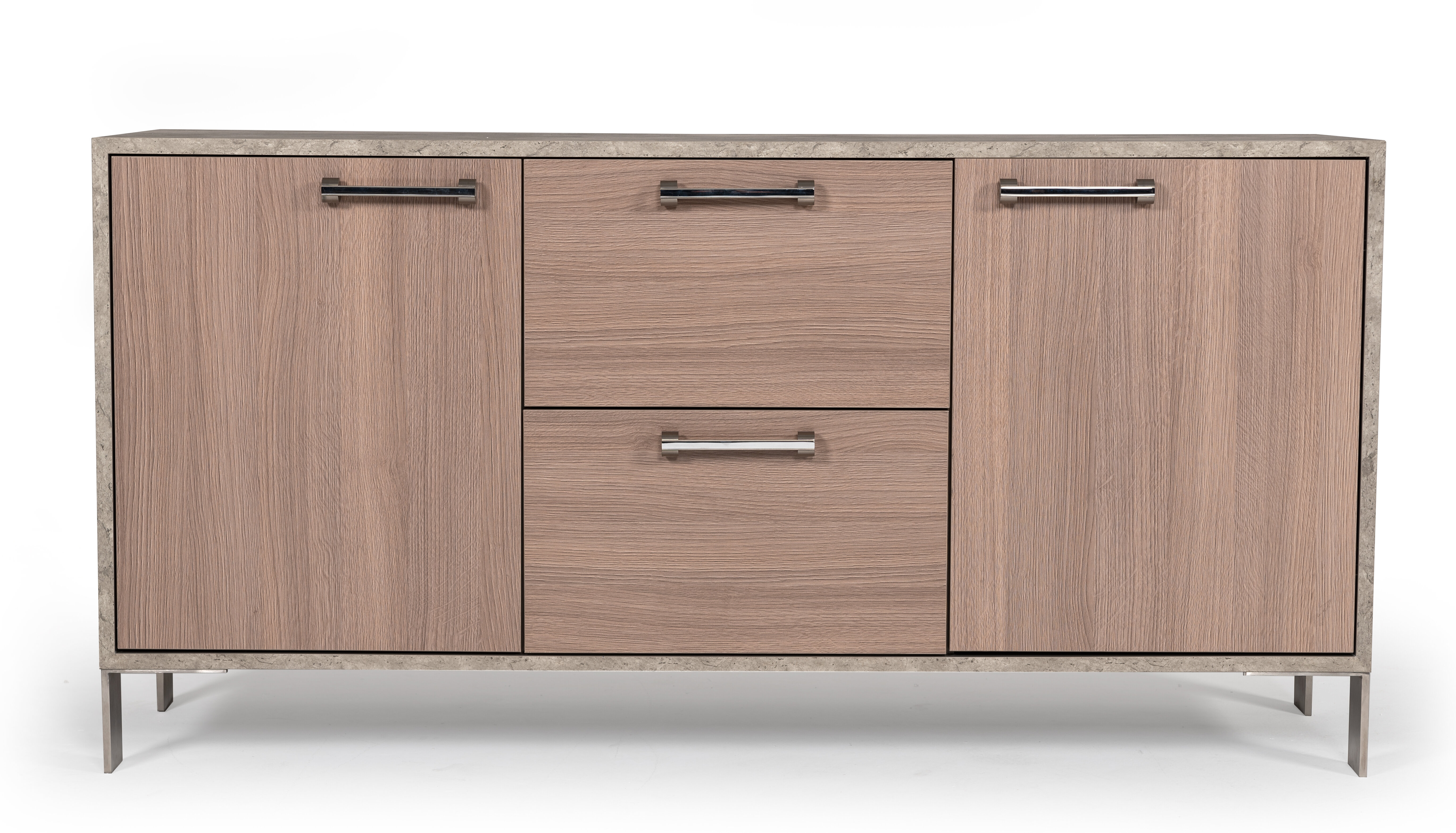 Credenza file cabinet with shop drawers