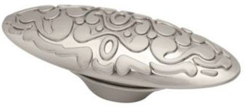 Scroll Knob Pull Satin Nickel