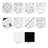 Kenzo Square 7.9 in. x 7.9 in. Matte Porcelain  Floor and Wall Tile-88025588