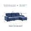 Canapé modulaire en L Upholstered Furniture-1722253038