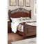 Très grand lit californien luxueux en similicuir avec tête et pied de lit capitonnés, parfait pour les chambres élégantes-1495019423