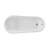 67" x 30" Clawfoot Soaking Bathtub