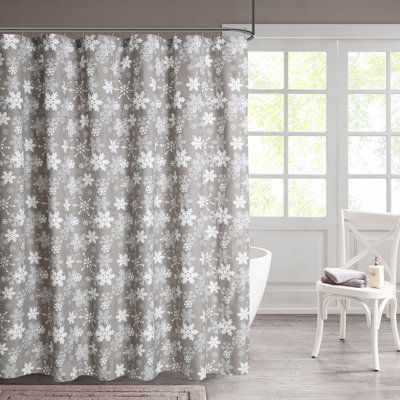 Barbatti Shower Curtain with Hooks Included