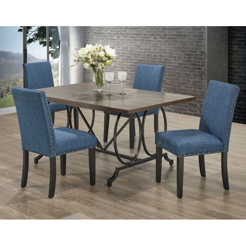 Ensemble repas pour 4 personnes Ryles, Bleu