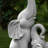 18.25''H Resin Mother and Baby Elephant Statue