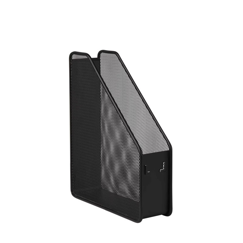 Porte-revues en métal, noir, un compartiment