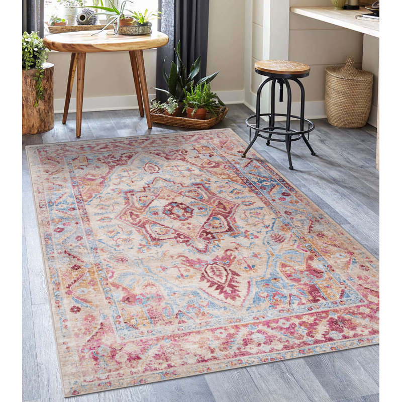 Nottingham Floral Indoor Rug, Rectangle 8'7.2" x 12'1"