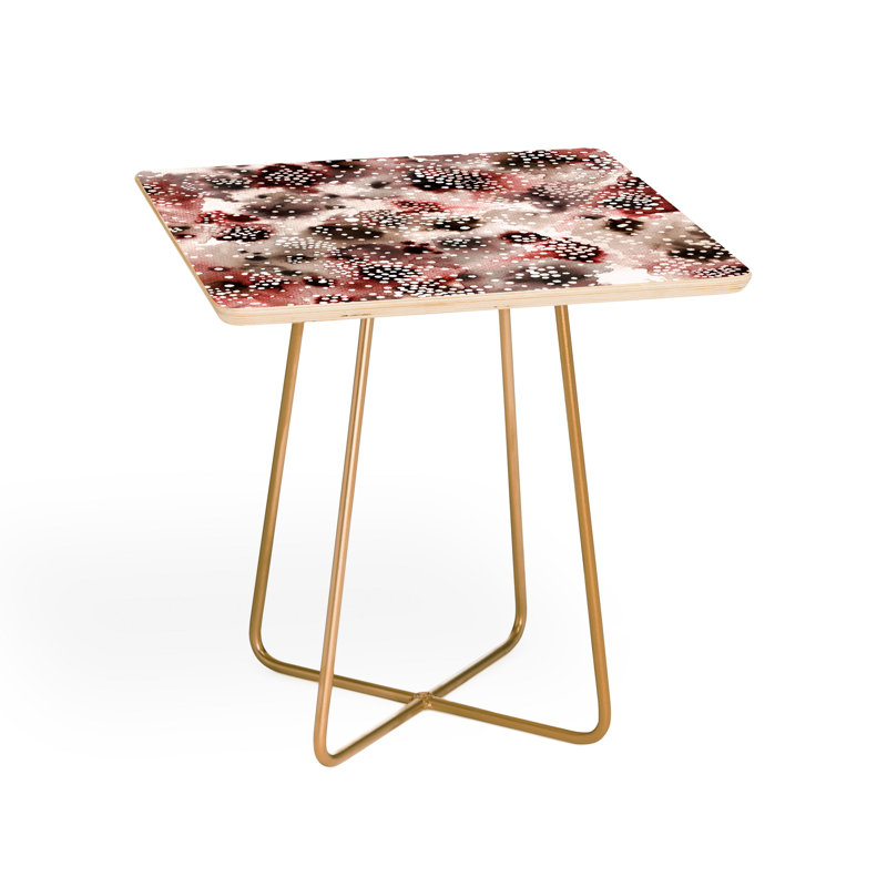 Table de bout à pieds croisés