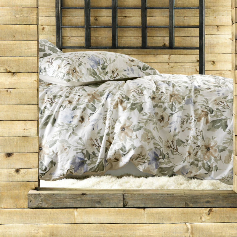 Vibrant Floral Bedding Sets, King Size Cotton Comforter For Home