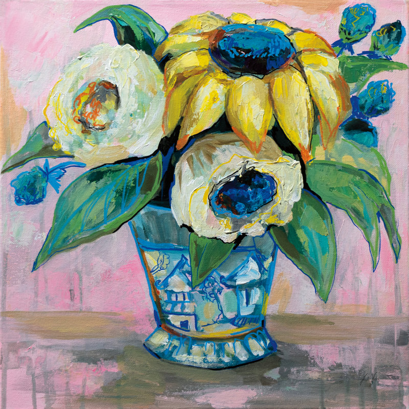 " Ginger Jar II ", 20" H x 20" W