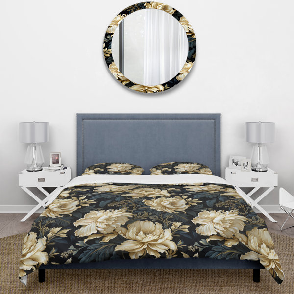 DesignArt Luisalberto No Floral Duvet Cover Set | Wayfair