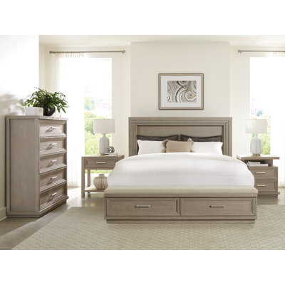 Huoh Upholstered Platform Storage Bed
