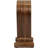 Deco Gear Wood Headphone Display Stand Secure Tabletop Holder with Hard Travel Case