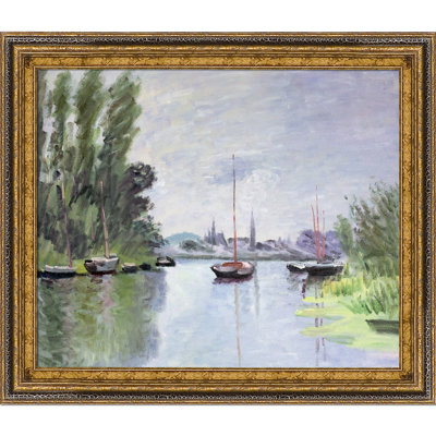 Reproduction d’art sur toile, "vue d’ensemble Argenteuil" par Claude Monet