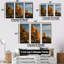 «Yellow Cuba Colonial Architecture» - ensemble d'art mural de Cuba-107751553-107751559