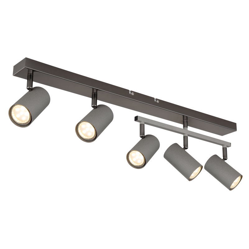 Christene Spotlight, Satin black, Walnut