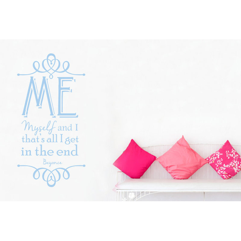 Wall Decal, Large, Light Blue