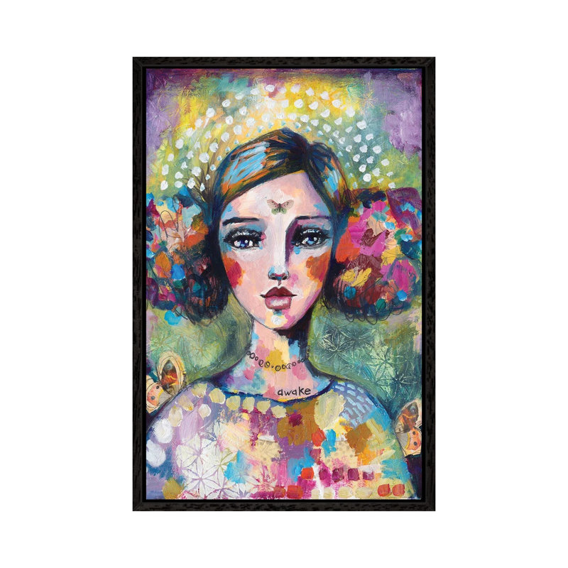 Awake Your Soul by Tamara Laporte - Print on Canvas, 101.6 cm H x 66.04 cm W, Black Framed