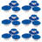 6 Pack Sterilite 07479406 8-Piece Plastic Kitchen Covered Bowl/Mixing Set W/Lids