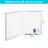 60" x 40" Wall-Mounted Whiteboard Magnetic Dry Erase Board